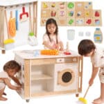 VIGA Centrum Domowe 3w1 z Akcesoriami – Nauka i Zabawa dla Dzieci - 001