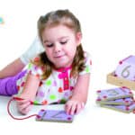 VIGA Tabliczki Magnetyczne Nauka Pisania Cyferki Certyfikat FSC Montessori - 004