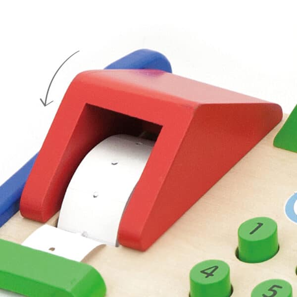 VIGA Drewniana Kasa sklepowa z akcesoriami Skaner Montessori - 006