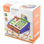 VIGA Drewniana Kasa sklepowa z akcesoriami Skaner Montessori - 009