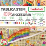 MASTERKIDZ Wolnostojąca Tablica Naukowa Kreatywna STEM 166 x 125 + Zestaw Akcesoriów - 003
