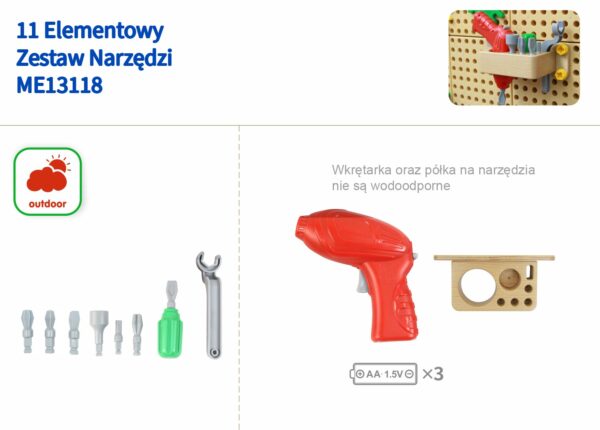 MASTERKIDZ Wolnostojąca Tablica Naukowa Kreatywna STEM 166 x 125 + Zestaw Akcesoriów - 013