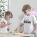 Klasyczna Gra Planszowa Chińczyk Ludo Drewniana Viga Montessori - 002