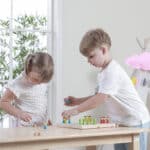 Klasyczna Gra Planszowa Chińczyk Ludo Drewniana Viga Montessori - 007