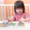 VIGA Poręczne Drewniane Puzzle Kaczuszka Układanka 4 elementy - 002