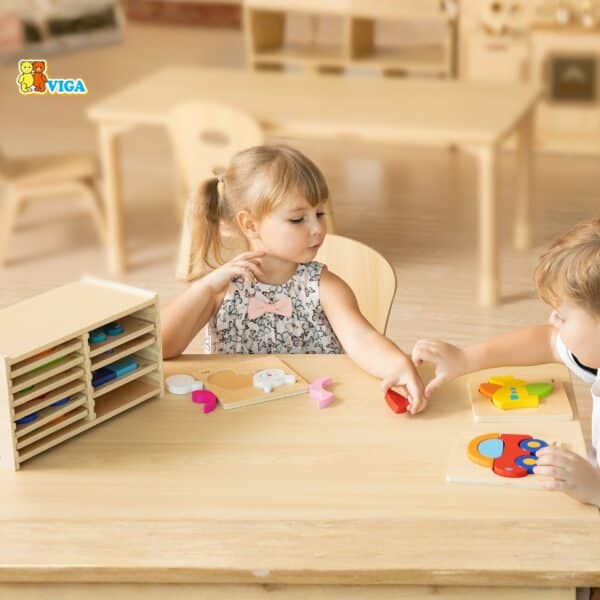 VIGA Puzzle Drewniane 12 Plansz - 002