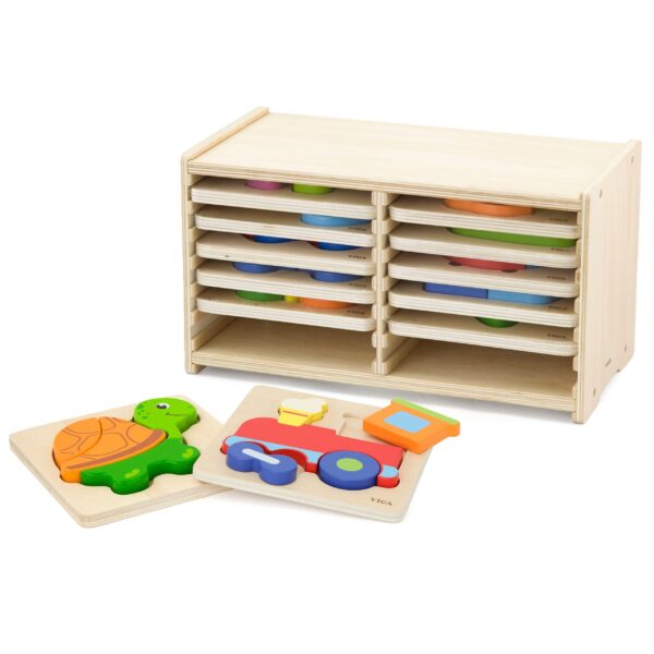 VIGA Puzzle Drewniane 12 Plansz - 003