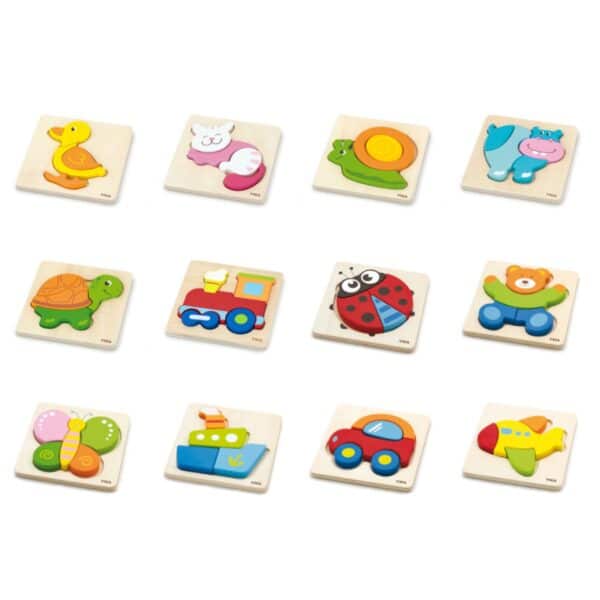 VIGA Puzzle Drewniane 12 Plansz - 004