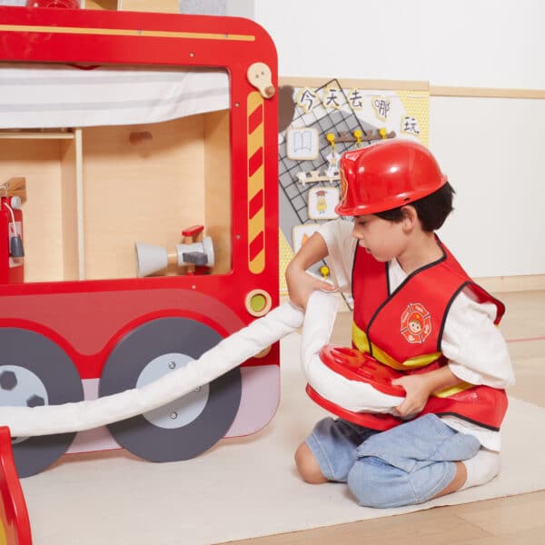 Drewniany Pojazd Straż Pożarna Viga – Wielofunkcyjne Centrum Zabawy - 014