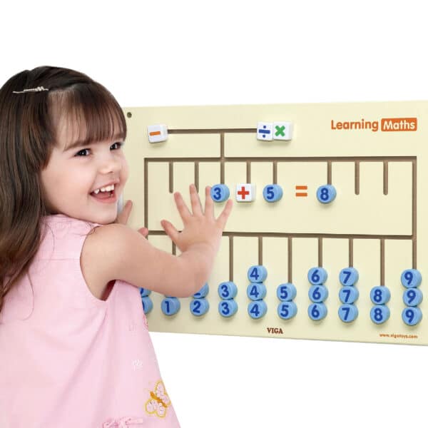 VIGA Tablica Sensoryczna do nauki liczenia Certyfikat FSC Montessori - 001