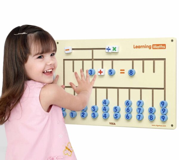 VIGA Tablica Sensoryczna do nauki liczenia Certyfikat FSC Montessori - 001