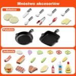 WOOPIE Grill Barbecue Kuchnia Ogrodowa Interaktywna LED Zestaw XL 31 el. - 011