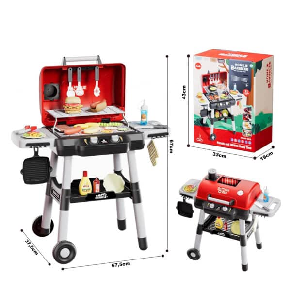 WOOPIE Grill Barbecue Kuchnia Ogrodowa Interaktywna LED Zestaw XL 31 el. - 013