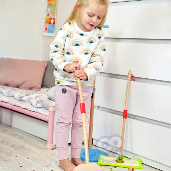 TOOKY TOY Drewniany Zestaw do Sprzątania dla Dzieci 6 el. - 010