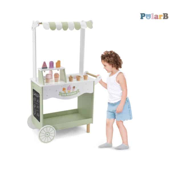 VIGA PolarB Drewniany Stragan z Lodami Lodziarnia Mobilna - 011