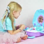 WOOPIE Toaletka dla Dziewczynki 2w1 Salon Piękności w Walizce - 006