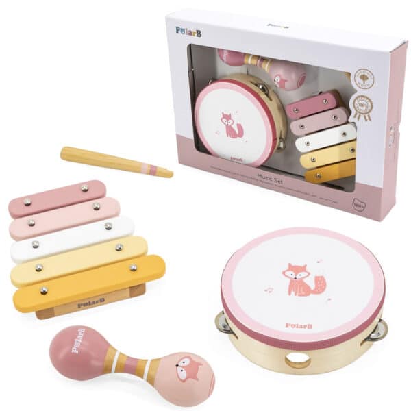 VIGA PolarB Zestaw Instrumentów Muzycznych Różowy - 001