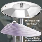 WOOPIE Perkusja Edukacyjna dla Dzieci 5 Bębnów 1 Talerz + Taboret z Motywem Zwierzątek - 002