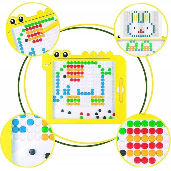 WOOPIE Tablica Magnetyczna dla Dzieci Montessori MagPad Dinozaur - 008