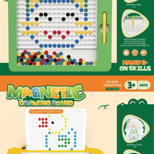 WOOPIE Tablica Magnetyczna dla Dzieci Montessori MagPad Dinozaur - 009