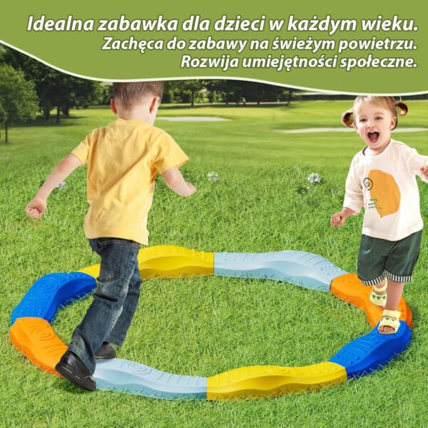 WOOPIE Równoważnia Modułowa Tor Ścieżka Sensoryczna Okrąg - 005