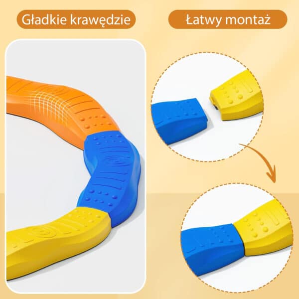 WOOPIE Równoważnia Modułowa Tor Ścieżka Sensoryczna Okrąg - 009