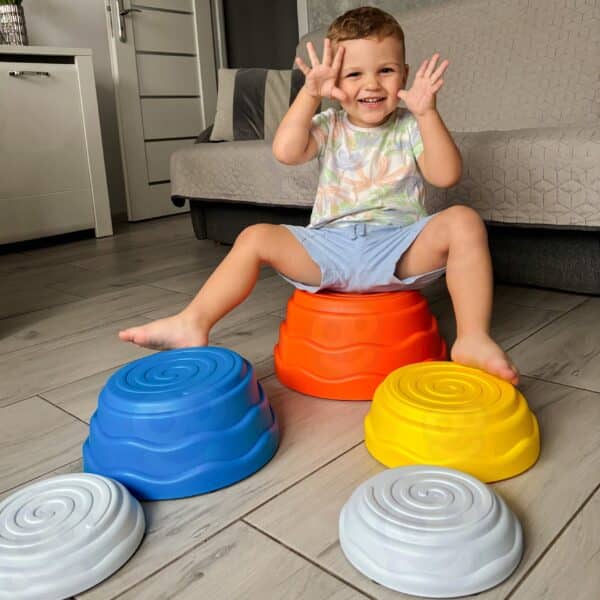 WOOPIE Kamienie Balansujące Sensoryczne Trening Równowagi 5 szt - 002