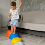 WOOPIE Kamienie Balansujące Sensoryczne Trening Równowagi 5 szt - 004