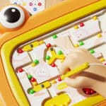 WOOPIE Tablica Magnetyczna Montessori Labirynt Krab Pomarańczowa - 005