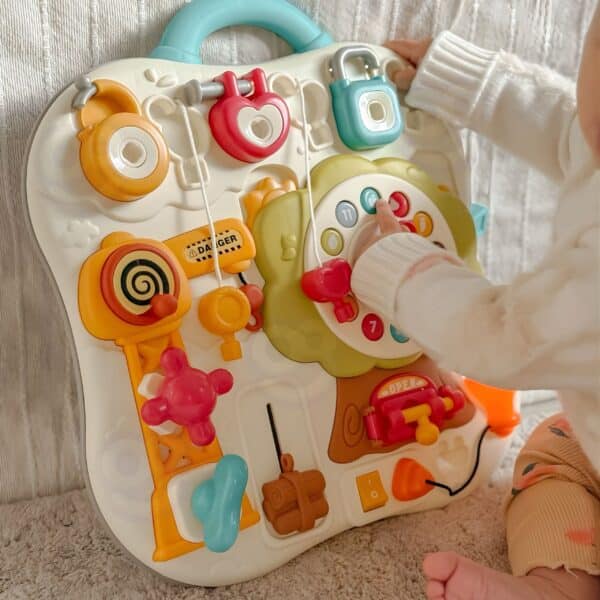 WOOPIE Tablica Montessori Manipulacyjna Sensoryczna Interaktywna dla Malucha - 004