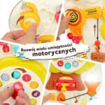 WOOPIE Tablica Montessori Manipulacyjna Sensoryczna Interaktywna dla Malucha - 007