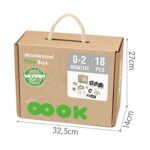 WOOPIE GREEN Box Pudełko XXL Montessori Edukacyjne 7w1 Sensoryczne 0-2 Miesiące 18el. FSC - 013
