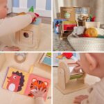 WOOPIE GREEN Box Pudełko XXL Montessori Edukacyjne 6w1 Sensoryczne 5-6 Miesięcy 13el. FSC - 003