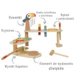 TOOKY TOY Edukacyjny Stolik Muzyczny 8 el. Tukan - 003