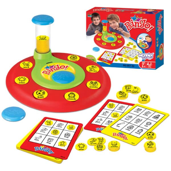WOOPIE Bingo Gra Dopasuj Żetony Planszowa Rodzinna - 001