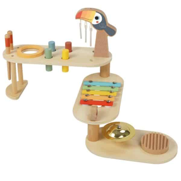 TOOKY TOY Edukacyjny Stolik Muzyczny 8 el. Tukan - 005