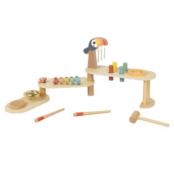 TOOKY TOY Edukacyjny Stolik Muzyczny 8 el. Tukan - 006