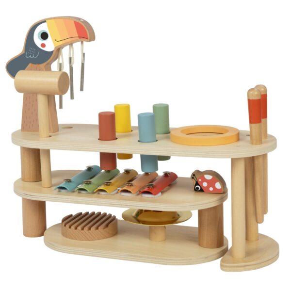 TOOKY TOY Edukacyjny Stolik Muzyczny 8 el. Tukan - 007