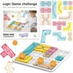 WOOPIE Gra Planszowa Logiczna Kreatywna Układanka Przestrzenna - 001