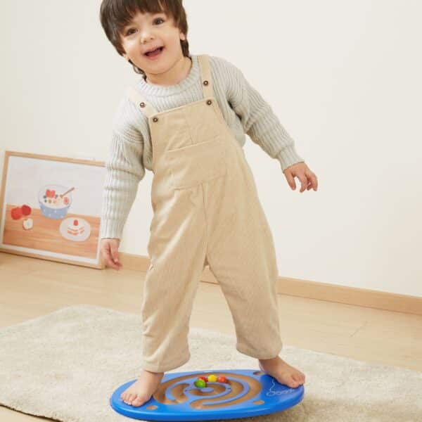 VIGA Sensoryczna Drewniana Deska do balansowania z labiryntem - 002