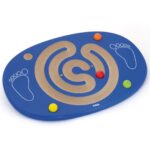VIGA Sensoryczna Drewniana Deska do balansowania z labiryntem - 007