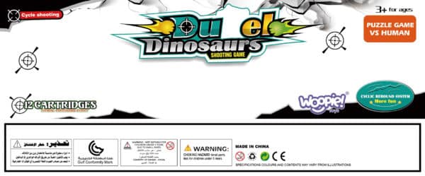 WOOPIE Bitwa Dinozaurów Gra Zręcznościowa Strzelanka - 013