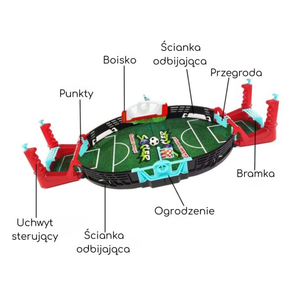 WOOPIE Mini Stół do Piłkarzyków 3+ - 005
