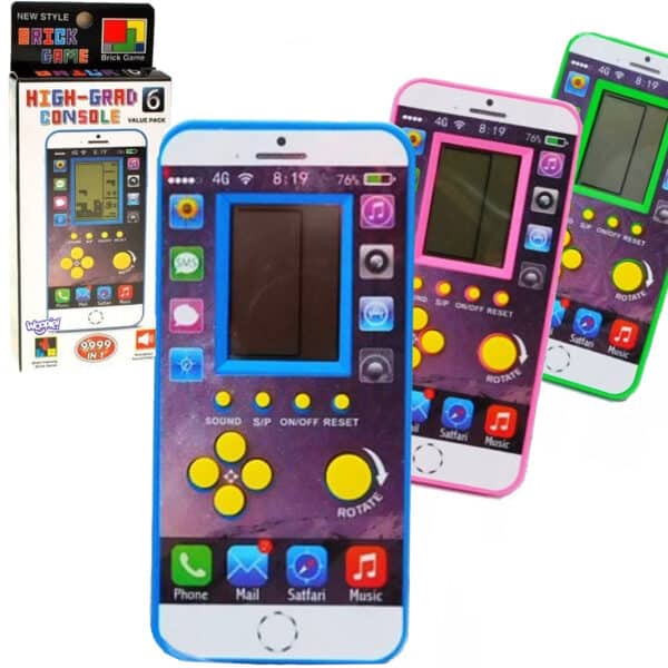 WOOPIE Elektroniczna Gra Mini Tetris Kieszonkowa Wersja - 001