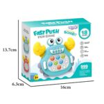 WOOPIE Gra POP IT Elektroniczna Antystresowa Zręcznościowa Krab Czerwony - 004