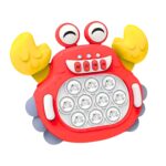 WOOPIE Gra POP IT Elektroniczna Antystresowa Zręcznościowa Krab Czerwony - 005