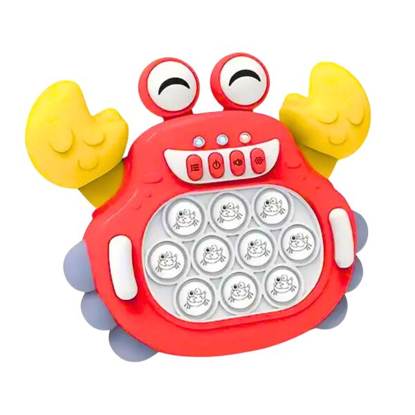 WOOPIE Gra POP IT Elektroniczna Antystresowa Zręcznościowa Krab Czerwony - 005