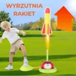 WOOPIE Gra Zręcznościowa 3w1 Wyrzutnia Rakiet Skakanka Rzut do Celu Biedronka - 016