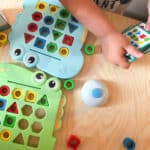 WOOPIE Układanka Montessori Dinozaur Gra Zręcznościowa Dopasuj Kształty - 003