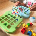 WOOPIE Układanka Montessori Dinozaur Gra Zręcznościowa Dopasuj Kształty - 004